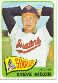 1965 Topps Baseball Cards      211     Steve Ridzik